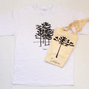 Ecobag + Camiseta - Linha Raízes do Paraná