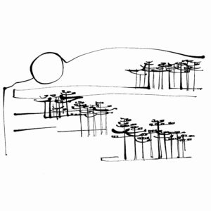 Paisagem Pinhais 3 (2018) - Print Autografado por Leila Pugnaloni